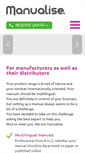 Mobile Screenshot of manualise.co.uk